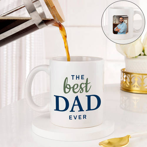 Personalized Best Dad Ever Mug