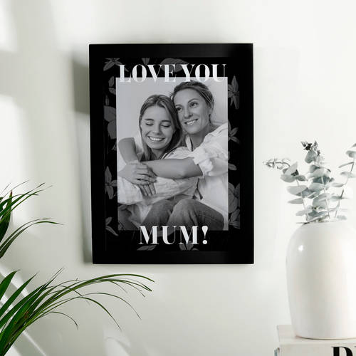 Personalized Mother's Day Monochrome Photo Frame