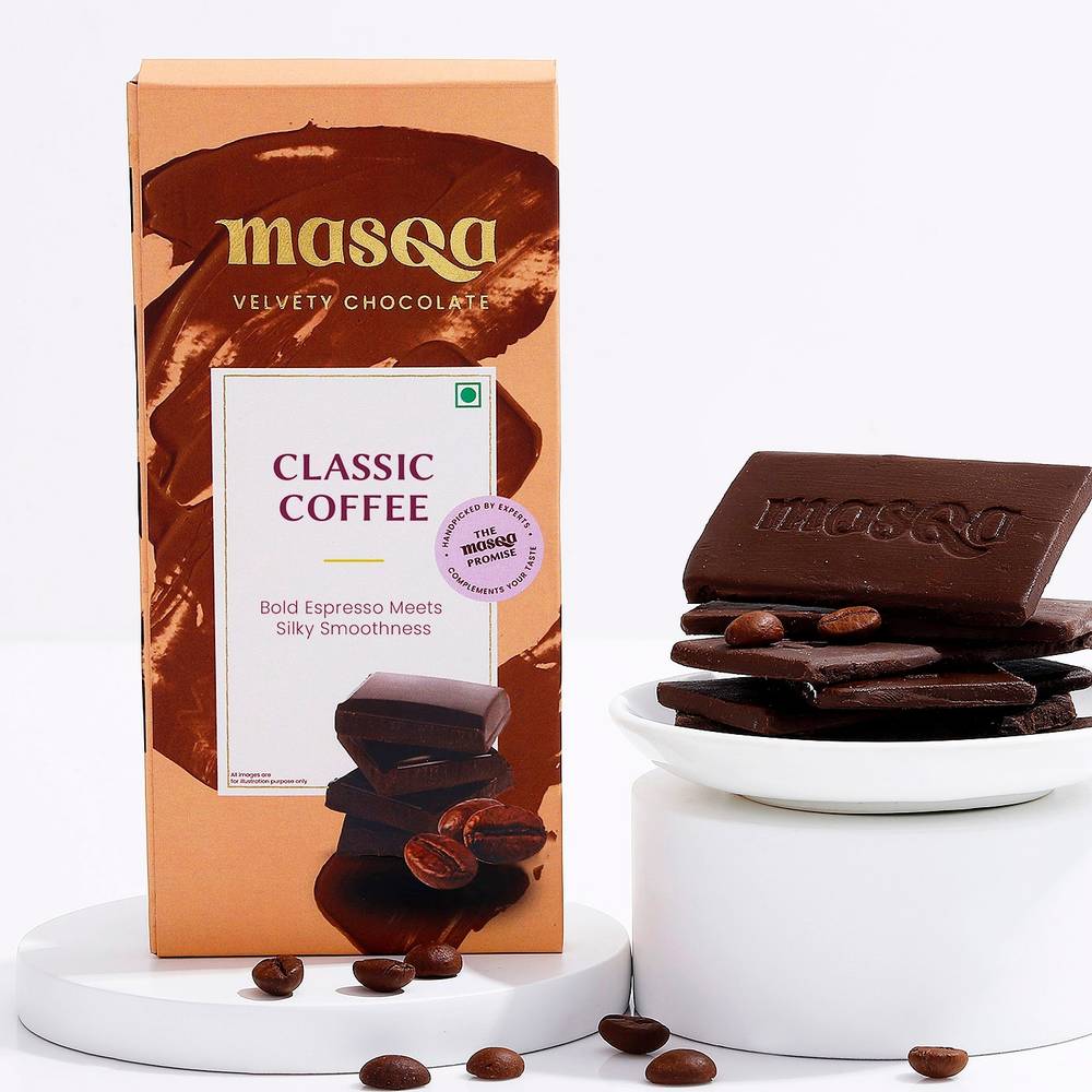 Buy/Send Masqa Coffee Chocolate Velvety Chocolate 40 gm Online