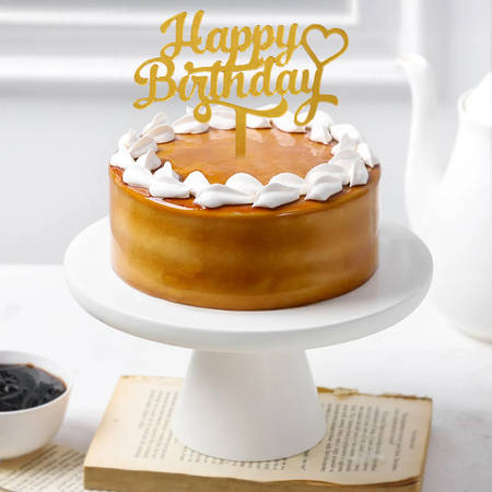 Caramel Butterscotch Birthday Cake-picture-19