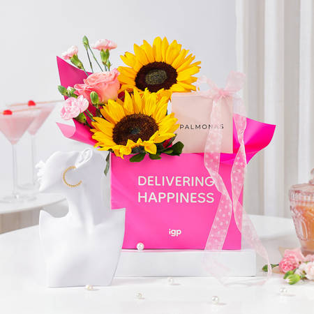 IGP x Palmonas - Sunshine Blooms & Arc Earrings Gift For Women's Day-picture-15