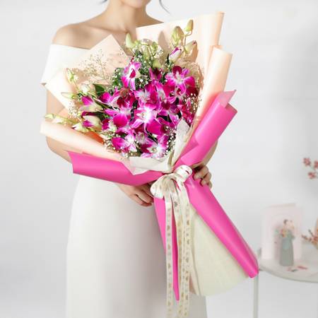 Royal 5 Orchid Elegance Bouquet