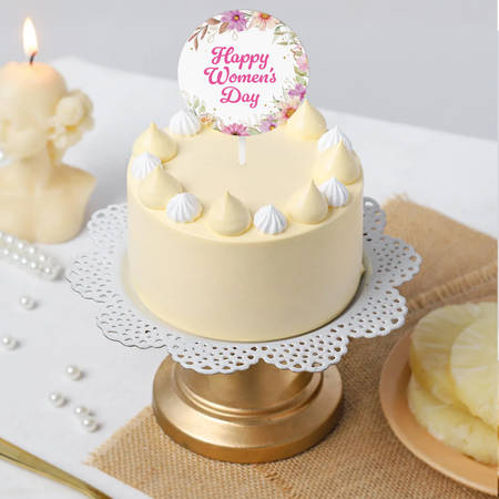 Tropical Pineapple Cake for Women's Day
