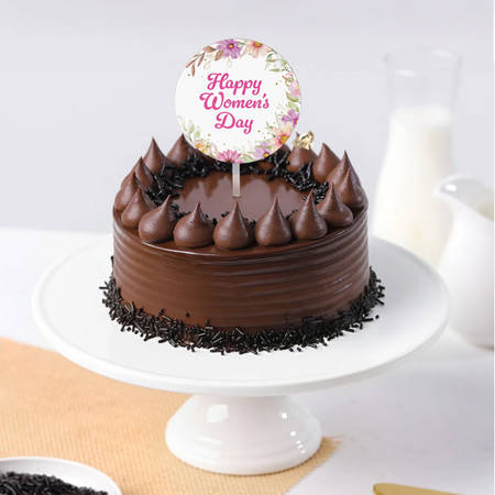 Women's Day Chocolate Ganache Cake