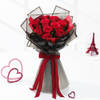 10 Red Roses Bouquet Gift For Valentine's Day