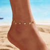 Gift 14K Gold-Plated Sterling Silver Anklet