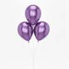 3 Metallic Purple Balloons Online