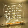 3D Acrylic Writing Board With Pens - Single Piece - 20X20cm Online