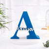 Gift 3D Initial And Name Penstand - Blue
