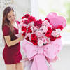Buy 48 Pink Blooms Valentine's Day Arrangement