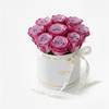 Gift 9 Purple Roses Flower Box