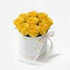 Gift 9 Yellow Roses Flower Box