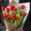 Shop A Tulip Affair - 10 Red Tulips Floral Arrangement