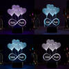 Buy All Hearts Personalized LED Lamp