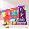 Artistic Delights And Chocolate Treats Hamper Online