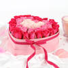 Gift Assorted Roses in Heart Shaped Gift Box (40 Stems)