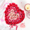 Shop Assorted Roses in Heart Shaped Gift Box (40 Stems)