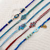 Auspicious Hamsa And Evil Eye Rakhi Set Of 5