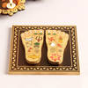 Buy Auspicious Lakshmi Charan Paduka In Wood