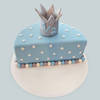 Baby King Half Year Birthday Cake (1.5 kg)