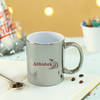 Gift Badminton Lover Personalized Silver Ceramic Mug