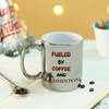 Badminton Lover Personalized Silver Ceramic Mug Online