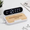 Bamboo Top Personalized Wireless Charger