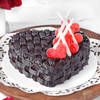 Basket Weave Heart Chocolate Cake Online
