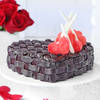 Gift Basket Weave Heart Chocolate Cake (2 Kg)
