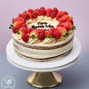 Berry Delightful Strawberry Fresh Cream Cake (1 Kg)