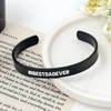 Buy Best Dad Ever Black Rhodium Bracelet