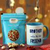 Best Friend Brother Mug with Dry Fruits Hamper