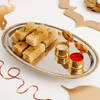 Bhai Dooj Puja Thali With Milk Cake Online