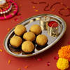 Bhai Dooj Tikka Thali with Laddoo Online