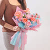 Buy Birthday Bliss Treats And Blooms Combo
