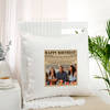 Birthday Bulletin Personalized Cushion