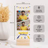Gift Birthday Memories Personalized Photo Wooden Stand