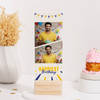 Birthday Memories Personalized Photo Wooden Stand