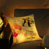 Buy Birthday Themed Personalized LED Cushion