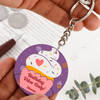 Birthday Vibes Personalized Keychain