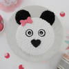 Gift Black and White Teddy Bear Cake 