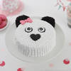 Black and White Teddy Bear Cake  (2 Kg)