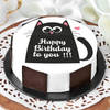 Black Cat Birthday Cake (Half Kg) Online