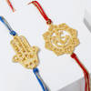 Blessings In Disguise Set of 2 Filigree Rakhis