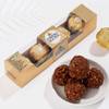Shop Blissful Traditional Rakhis And Sweets Hamper