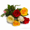 Blooming Elegance Mixed Roses Bouquet Online