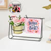 Blooming Happiness Personalized Swing Planter For Sister