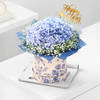 Gift Blossoming Hydrangea New Year Arrangement