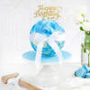 Blue Chocolate Pinata Ball Cake for Birthday (1 KG)