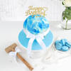 Buy Blue Chocolate Pinata Ball Cake for Birthday (750 Grams)